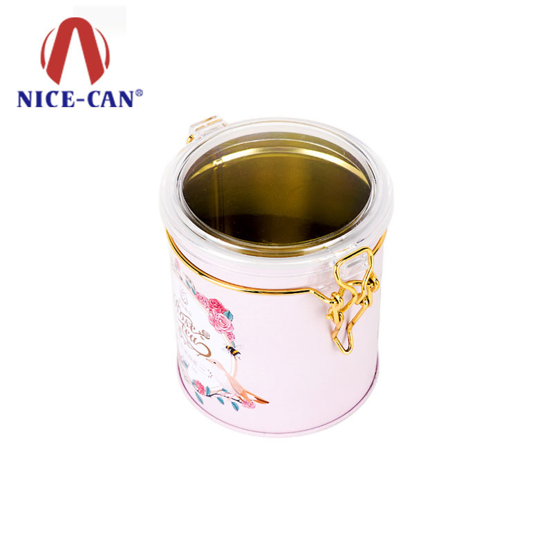 clear custom tea tins manufacturers for sale-1