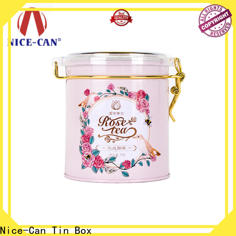 Nice-Can tea tin container canister for presents