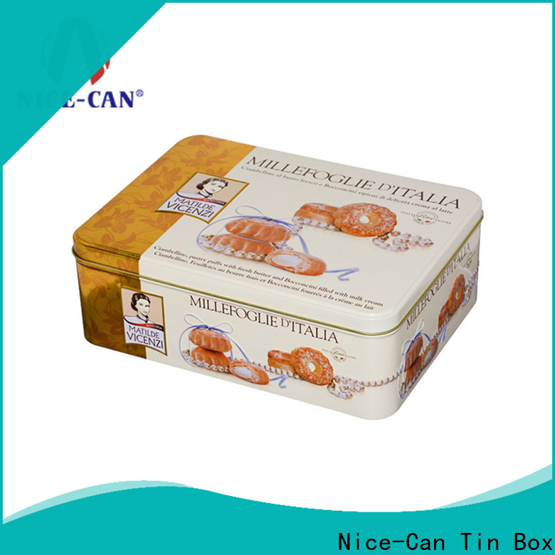 Nice-Can top wholesale cookie tins manufacturers for food packaging