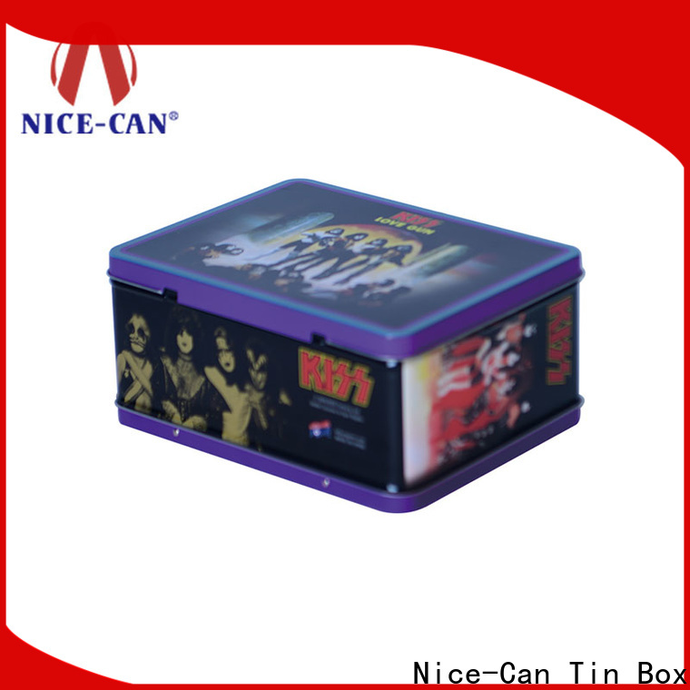 custom tin can lunch box manufacturers for sale