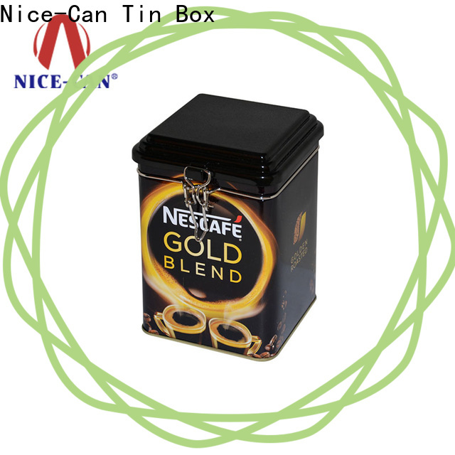 Nice-Can latest coffee tin box with custom printing for restaurant