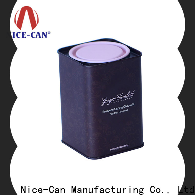 Nice-Can chocolate storage tin supply for presents