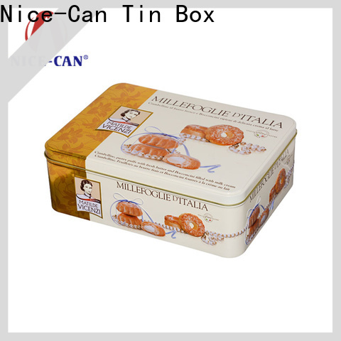 Nice-Can latest custom cookie tin factory for gifts