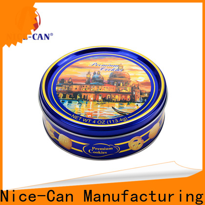 Nice-Can top custom cookie tin for business for food packaging