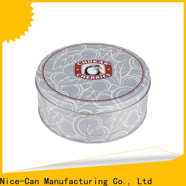 Nice-Can rectangular cookies tin suppliers for food packaging