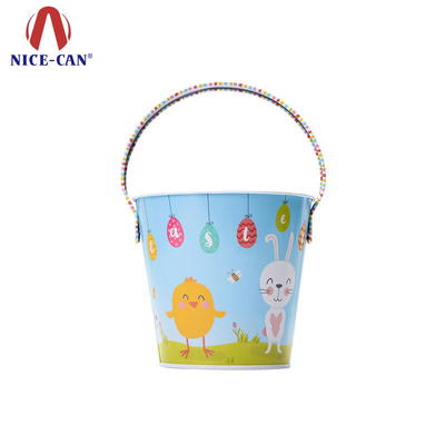 Promotional candy gift packaging kids buckets with handle