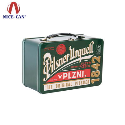 OEM food grade metal cans with lids tin can lunch tin box